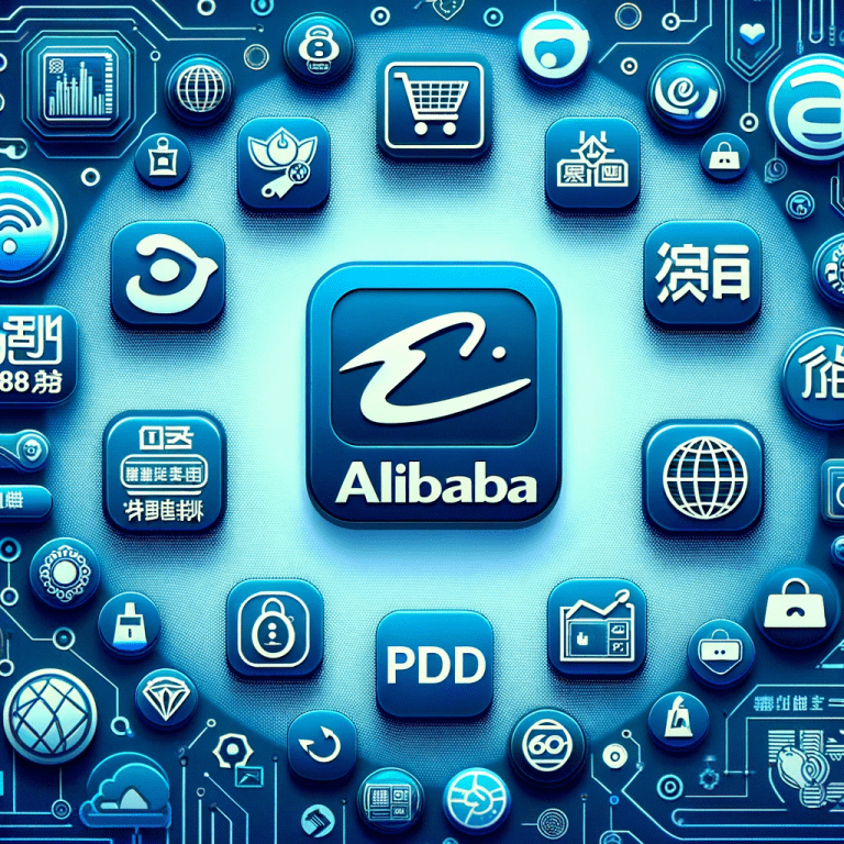 DALL·E 2024 01 18 18.16.58 Alibaba 1688 and Pinduoduo PDD