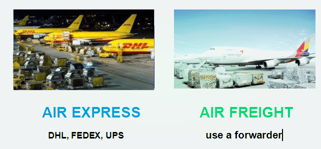 Air Express Vs Air Forwards