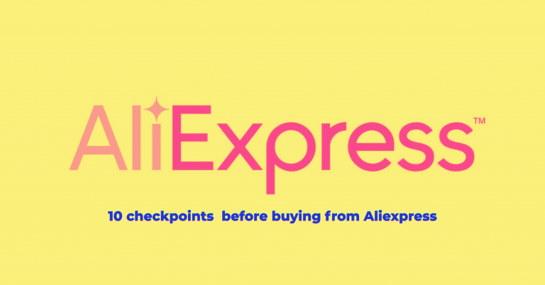 checkpoints before buying from Aliexpress